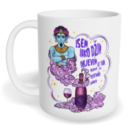 Hrnek klasický malý s vlastním potiskem - Jsem jako džin