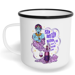 Hrnek plecháček s potiskem na míru - Jsem jako džin