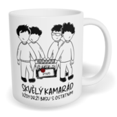 Hrnek klasický malý s vlastním potiskem - Skvělý kamarád