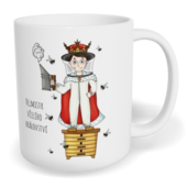 Hrnek klasický malý s vlastním potiskem - Velmistr včelího království