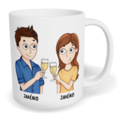 Hrnek klasický malý s vlastním potiskem - Terapeut