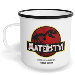 Hrnek plecháček s potiskem na míru - Mateřství
