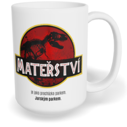 Hrnek klasický velký s vlastním potiskem - Mateřství