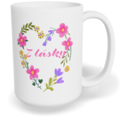 Hrnek klasický velký s vlastním potiskem - Z lásky
