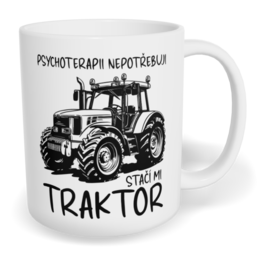 Hrnek klasický malý s vlastním potiskem - Traktorista