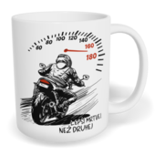 Hrnek klasický malý s vlastním potiskem - Lepší mrtvej, než druhej