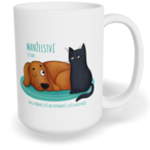 Hrnek klasický velký s vlastním potiskem - Manželství je stav