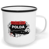 Hrnek plecháček s potiskem na míru - Diagnóza: Polda