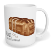 Hrnek klasický malý s vlastním potiskem - Řidič, ten tvrdý chleba má