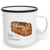 Hrnek plecháček s potiskem na míru - Řidič, ten tvrdý chleba má