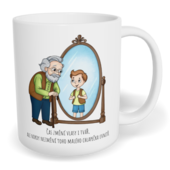 Hrnek klasický malý s vlastním potiskem - Chlapeček uvnitř