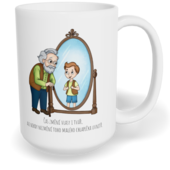 Hrnek klasický velký s vlastním potiskem - Chlapeček uvnitř