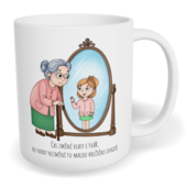 Hrnek klasický malý s vlastním potiskem - Holčička uvnitř