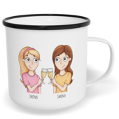 Hrnek plecháček s potiskem na míru - Terapeutka