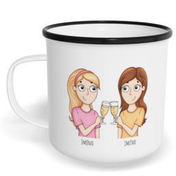 Hrnek plecháček s potiskem na míru - Terapeutka