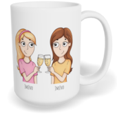 Hrnek klasický velký s vlastním potiskem - Terapeutka