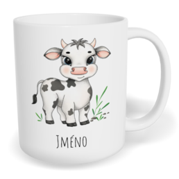 Hrnek klasický malý s vlastním potiskem - Kráva