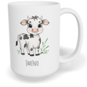Hrnek klasický velký s vlastním potiskem - Kráva