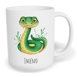 Hrnek klasický malý s vlastním potiskem - Had