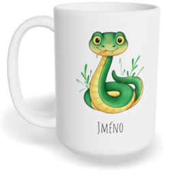 Hrnek klasický velký s vlastním potiskem - Had