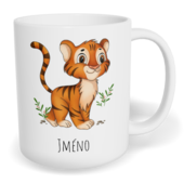 Hrnek klasický malý s vlastním potiskem - Tygr