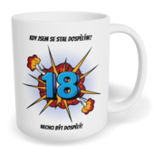 Hrnek klasický malý s vlastním potiskem - Kdy jsem se stal dospělým