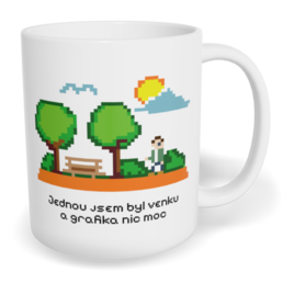 Hrnek klasický malý s vlastním potiskem - Grafika nic moc