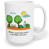 Hrnek klasický velký s vlastním potiskem - Grafika nic moc