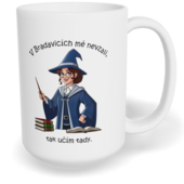 Hrnek klasický velký s vlastním potiskem - Učitelka z Bradavic