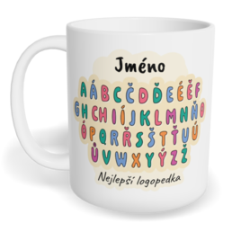 Hrnek klasický malý s vlastním potiskem - Nejlepší logopedka