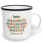 Hrnek plecháček s potiskem na míru - Nejlepší logopedka