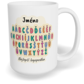 Hrnek klasický velký s vlastním potiskem - Nejlepší logopedka
