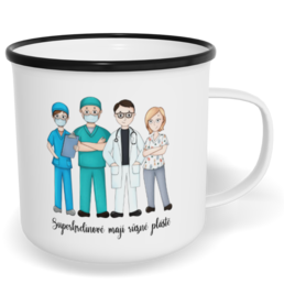 Hrnek plecháček s potiskem na míru - Superhrdinové mají různé pláště