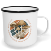 Hrnek plecháček s potiskem na míru - Do lesa chodím ztratit svou mysl