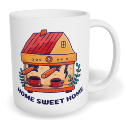 Hrnek klasický malý s vlastním potiskem - Home sweet home