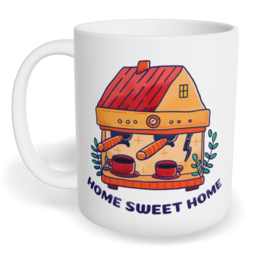 Hrnek klasický malý s vlastním potiskem - Home sweet home