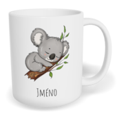 Hrnek klasický malý s vlastním potiskem - Koala