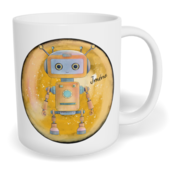 Hrnek klasický malý s vlastním potiskem - Robot