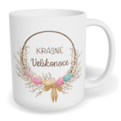 Hrnek klasický malý s vlastním potiskem - Krásné Velikonoce