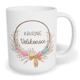 Hrnek klasický malý s vlastním potiskem - Krásné Velikonoce