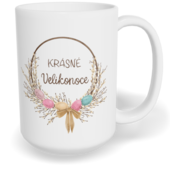 Hrnek klasický velký s vlastním potiskem - Krásné Velikonoce