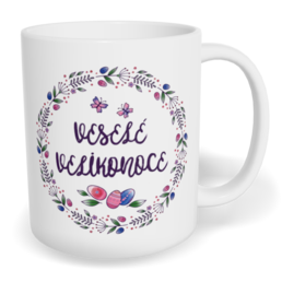 Hrnek klasický malý s vlastním potiskem - Veselé Velikonoce vol. 2