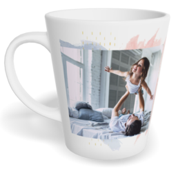 Fotohrnček latte malý - originálny darček - Watercolor