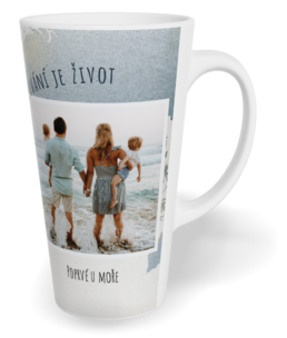 Fotohrnček latte veľký - originálny darček - Travel