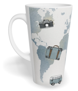 Fotohrnček latte veľký - originálny darček - Travel