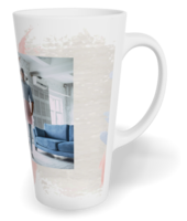 Fotohrnček latte veľký - originálny darček - Watercolor
