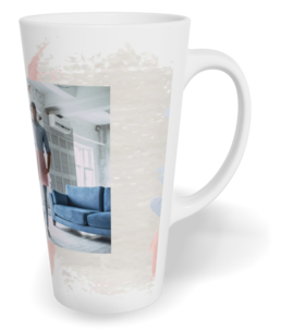 Fotohrnček latte veľký - originálny darček - Watercolor
