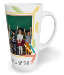 Fotohrnček latte veľký - originálny darček - Škola