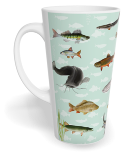 Fotohrnček latte veľký - originálny darček - Rybář