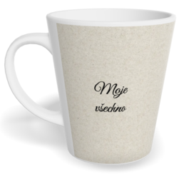 Fotohrnček latte malý - originálny darček - Plátno